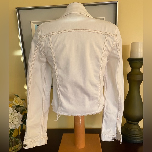 Veronica Beard White Denim Jacket - Picture 2 of 8